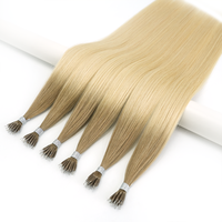 Extensions de cheveux Nano Ring de qualité salon, 100% cheveux humains vierges non traités, sans perte de cheveux, 60 #   Prix de gros pour les produits blonds