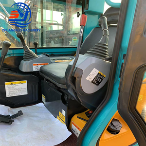 Excavatrice Kubota KX135 3,5 tonnes Mini pelle d'occasion KX135-3 KX135-5 avec certificat CE Chenilles en caoutchouc et cabine climatisée pour la construction urbaine - Product Image 5