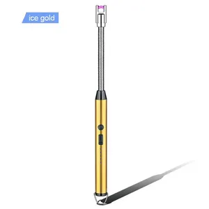 <span class=keywords><strong>USB</strong></span> điện có thể sạc lại dài nhà bếp nhẹ hơn cho bếp Windproof LED Plasma ARC Flameless nến bất thường BBQ Bật lửa ngoài trời - Product Image 6
