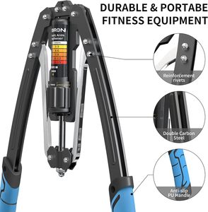 PROIRON  Appareil de musculation hydraulique réglable en acier inoxydable pour les bras, équipement de fitness pour les biceps, entraîneur musculaire unisexe - Product Image 4