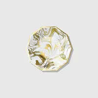 Ensemble de décorations de fête de mariage DAMAI personnalisées, fournitures pour fête de mariage, vaisselle jetable dorée, décorations de table