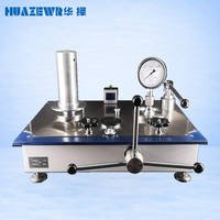 Testeur de poids mort hydraulique 600 bars, classe 0.05, calibrateur de manomètre à piston pour l'étalonnage des manomètres