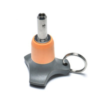 Acier inoxydable 316, 1/4 pouce 5/16 pouce, goupille de verrouillage à bille à trois lobes à bouton-poussoir pour raccords de bateaux marins et quincaillerie de pont