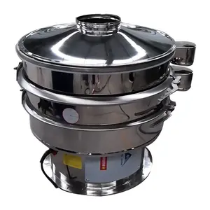 All stainless steel D600mm 60 Micro Mesh Not Blocking Screen mechanical Vibrating vibratory Sieve Flour Sifting In Flour Mill