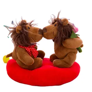 情人节毛绒毛绒拥抱动物毛绒玩具情侣动物系列毛绒玩具
