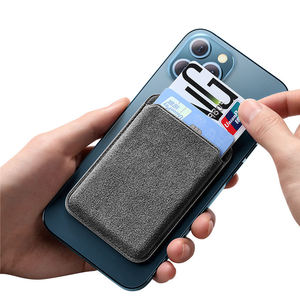 Premium Genuine Leather RFID Blocking Business Card Holder <b>Phone</b> Wallet Case for - Product Image 1