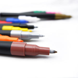 Stylos à encre acrylique <span class=keywords><strong>Posca</strong></span> à pointe extra fine, 12 couleurs, vente chaude, encre non toxique, nouveaux ensembles de marqueurs - Product Image 5