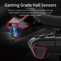 Manette de jeu sans fil BT INNO pas chère avec prise casque pour PC et systèmes Windows, matériau ABS+PC