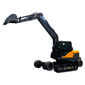 Maquinaria para Movimiento de Tierras ZL12, Excavadora Hidráulica de 12 Toneladas, Excavadora 3 en 1 con Ruedas y Orugas, Motor Yuchai, 1 Año de Garantía, Bomba y Caja de Cambios - Product Image 6