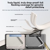 Étui antichoc intégral en silicone liquide avec cuir tanné végétal intégré pour Oneplus Ace 6T