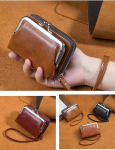 <span class=keywords><strong>Porte</strong></span>-<span class=keywords><strong>Monnaie</strong></span>/Portefeuille Court en Cuir PU pour Femme, avec Fermeture Éclair <span class=keywords><strong>et</strong></span> Pression, <span class=keywords><strong>Porte</strong></span>-Cartes de Mode pour <span class=keywords><strong>Homme</strong></span>, Idéal pour le Voyage, Vente en Gros - Product Image 5