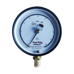 Instrumento de bandeira vermelha YOB-150B Digital Precision Pressure <span class=keywords><strong>Vacuum</strong></span> <span class=keywords><strong>Gauge</strong></span> 100mm Oil-Free Back Tipo de Aplicação de Gás Nível 0.4 - Product Image 6