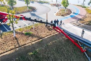 Plataforma Elevadora Aérea FAW Avanzada de 45m con Brazo Telescópico de 8 Secciones para Construcción y Trabajo en Altura - Product Image 3