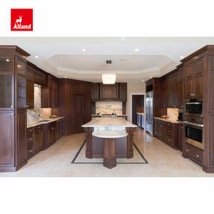 Alland Kitchenette Mid Century Estilo rústico Despensa Organizador Armarios Madera antigua Madera maciza Diseño vintage Gabinete de <span class=keywords><strong>cocina</strong></span> - Product Image 2