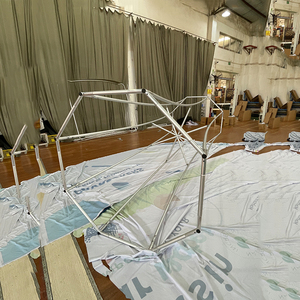 Xách tay nhôm triển lãm thương mại triển lãm tháp hiển thị đứng Đèn LED hộp tùy chỉnh quảng cáo tháp tháp cột đứng - Product Image 2