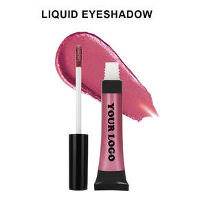 Fard à paupières liquide couleur unique brillant et scintillant Fard à paupières liquide longue tenue à haute teneur en pigments Maquillage scintillant Private Label Ombre à paupières liquide végétalien - Product Image 4