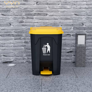 YYN 20L Kleine <span class=keywords><strong>Plastic</strong></span> Biologisch Afbreekbare Rubberen Afvalbak met Voetpedaal - Product Image 1