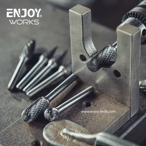 핫 세일 Enjoyworks 공구 부속 끝 커트를 가진 회전하는 텅스텐 탄화물 숫돌