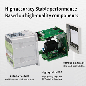 Đồng hồ đo đa năng kỹ thuật số LCD hiển thị điện áp, dòng điện, công suất, năng lượng, gắn bảng điều khiển thông minh - Product Image 5