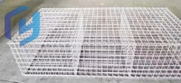 Cesta de gaviones soldada galvanizada, caja de gaviones de 1x1x1m para jardín
