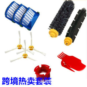 Cepillos giratorios compatibles con Irobot para las series 6 y 7, piezas de aspiradora, accesorio de goma negra para barredora - Product Image 3