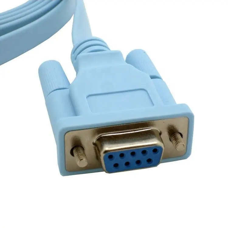 OEM 9-Pin DB9 Serial RS232 Port to RJ45 Cat5 Etherne Console Connector Cable