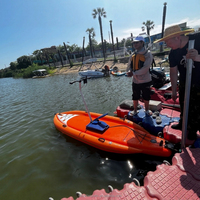 Planche de SUP gonflable préférée avec technologie Drop Stitch et construction en PVC pour la pêche en solo et le paddleboard