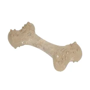 Grosir Pabrik Logo Kustom Interaktif Mainan Hewan Peliharaan Anjing Mengunyah Tulang Mainan