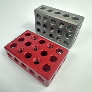 Componenti in Alluminio 6061 e Acciaio Inox Personalizzati, Anodizzazione Dura, Fresatura CNC, Lavorazione di Alta Precisione, EDM a Filo a 4 Assi, Tolleranza +/-0,01 - Product Image 3