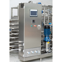 1000 LPH Tubulaire UHT-sterilisator volautomatisch met geïntegreerd CLIP-systeem voor de sterilisatieproductie van melk, sap en dranken