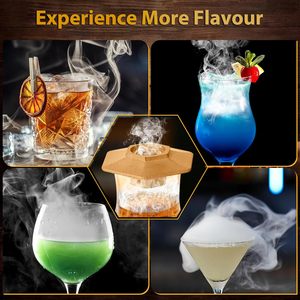 Kit de fumador de <span class=keywords><strong>whisky</strong></span>, Kit de Infusor de fumador de cóctel con antorcha, Kit de fumador de bebida antigua, regalos de <span class=keywords><strong>whisky</strong></span> <span class=keywords><strong>Bourbon</strong></span> de cumpleaños para hombres - Product Image 6