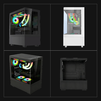 Boîtier tour personnalisé en acier SPCC ATX MATX ITX avec refroidissement liquide frontal et supérieur de 240 mm pour VGA de 360 mm, idéal pour les configurations de bureau