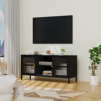 Vente en gros Meuble TV moderne Vitrine Buffet en métal Support de table TV personnalisé avec espace de rangement pour le salon