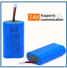 Paket Baterai Lithium Weixin 18500 7.4V 2 Seri 18500 Terhubung Bersertifikasi KC Korea Selatan Paket Baterai Lithium Isi Ulang - Product Image 4
