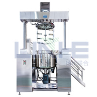 Machine cosmétique émulsifiante homogène de vide de mélangeur de lotion d'onguent de crème cosmétique ligne de production