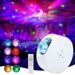 Cielo estrellado estrella proyector luz colorida Ola del Océano galaxia luz dinámica galaxia estrella noche luz para dormitorio sala de juegos fiesta - Product Image 1