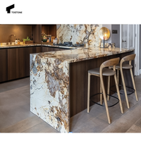 Dalles de quartzite naturel atmosphérique Tostone Patagonia 18 mm-20 mm pour murs, îlots, tables, comptoirs de salle de bain, escaliers, décoration