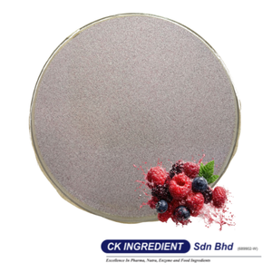 Poudre de jus de fruits rouges mélangés de qualité supérieure, garantie fournisseur fantastique, Halal, OEM, B2B, ingrédient de boisson superalimentaire antioxydant - Product Image 1