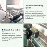 Machine de dosage, de comptage et d'emballage entièrement automatique pour bonbons gélifiés en forme d'ours, bonbons sucrés et bonbons en bouteille