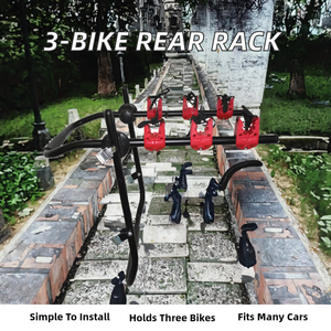 Portabicicletas Trasero para Auto, de Acero, para 3 Bicicletas, para Viajes al Aire Libre - Product Image 2