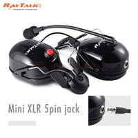 Headset Helm Paramotor RayTalk Peredam Kebisingan dengan Kabel XLR RAN-3100Q