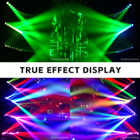 AT500K 5x80W 4 in1 LED Moving Head Bühnen licht mit unbegrenzter Drehung 5 Köpfe Leistung DMX-Steuerung Emitted Color RGBW