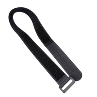 Attache-câble auto-agrippante réglable en fibre d'argent conductrice, antistatique ESD, blindage électromagnétique RFID