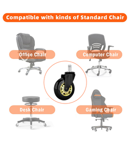 <span class=keywords><strong>Roulettes</strong></span> en PU noir et or <span class=keywords><strong>de</strong></span> 3 pouces <span class=keywords><strong>pour</strong></span> chaises <span class=keywords><strong>de</strong></span> <span class=keywords><strong>bureau</strong></span> Nouveau mobilier <span class=keywords><strong>sans</strong></span> <span class=keywords><strong>frein</strong></span> <span class=keywords><strong>pour</strong></span> la cuisine, la salle à manger, l'école et la salle <span class=keywords><strong>de</strong></span> sport - Product Image 6