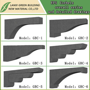 Molduras decorativas de pared exterior de poliestireno EPS con estilo para villas hospitales materiales elegantes para decoración de pared exterior - Product Image 2