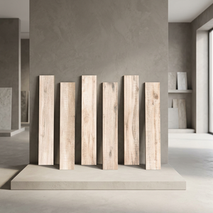 Ruff Beige <b>Matt</b> 200x1200mm Carving Wood Look Porcelain Plank <b>Floor</b> Tiles 20x120cm 8x48 Inch - Product Image 5