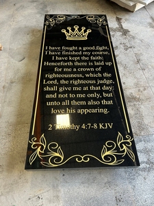 Pierre tombale en granit KMGSTONE - Design européen moderne - Garantie de 5 ans - Origine Fujian - Product Image 6