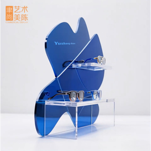 Kính hiển thị bán lẻ màu xanh đặc biệt hình Acrylic Bảng hiển thị kính đứng - Product Image 5