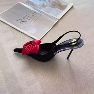 Chaussures personnalisées OEM à marque privée pour femmes, confortables, à bout pointu, avec accent floral, vente en gros d'usine, élégantes - Product Image 6
