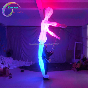 Marionnette gonflable géante pour <span class=keywords><strong>homme</strong></span>, performance lumineuse, costume de marche - Product Image 4